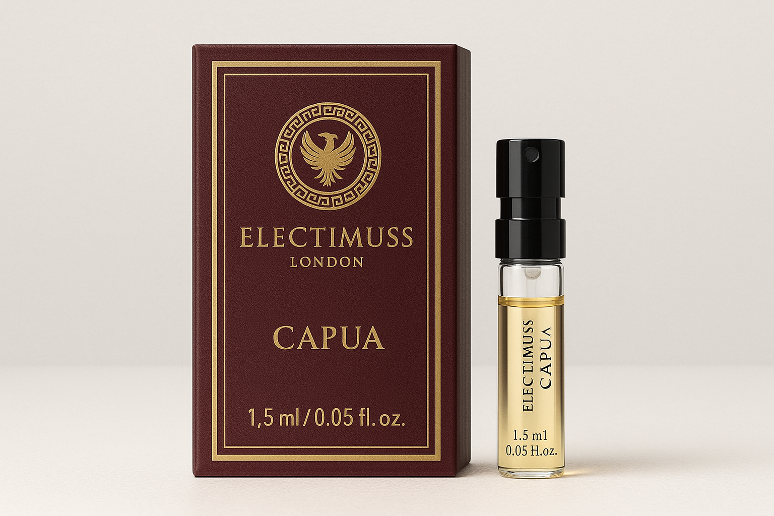 Electimuss London Capua 1.5ml 0.05 液体盎司官方香水样品 Electimuss London Capua 1.5ml 0.05 液体盎司官方香水样品