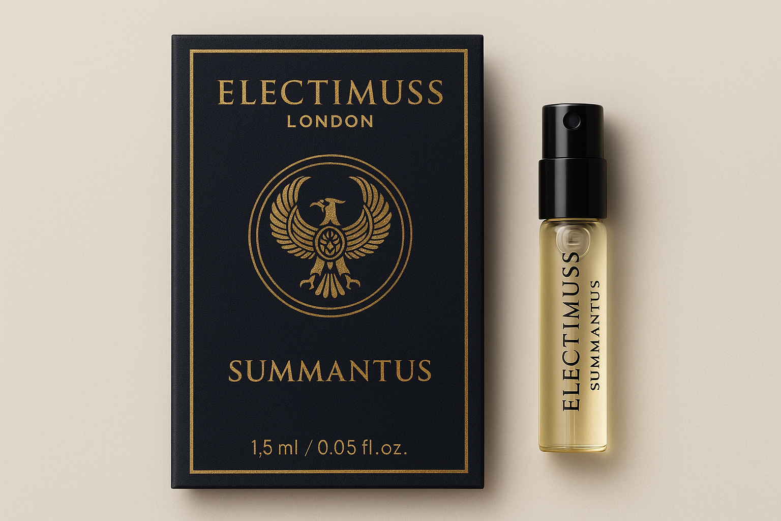 Electimuss London Summantus 1.5ml 0.05 液体盎司官方香水样品 Electimuss London Summantus 1.5ml 0.05 液体盎司官方香水样品