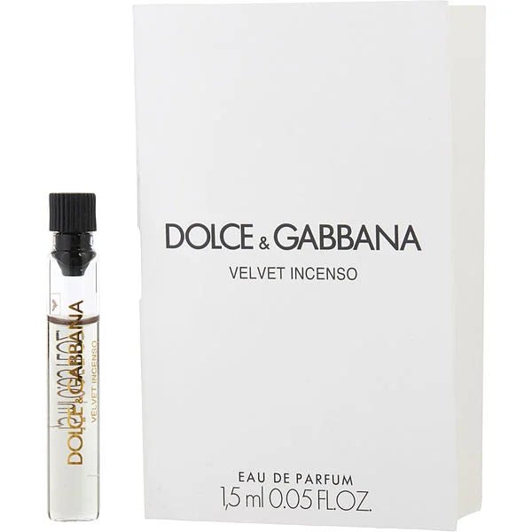 Dolce & Gabbana 天鹅绒 Incenso 1.5 毫升 0.05 液量瓶盎司Dolce & Gabbana 天鹅绒香氛 1.5 毫升 0.05 液体盎司盎司oficjalna próbka 香水,Dolce & Gabbana 天鹅绒香氛 1.5 毫升 0.05 液量。盎司официальный образец духов, Dolce & Gabbana 天鹅绒香氛 1.5 毫升 0.05 液量盎司盎司乌拉德尼·沃佐雷茨香水