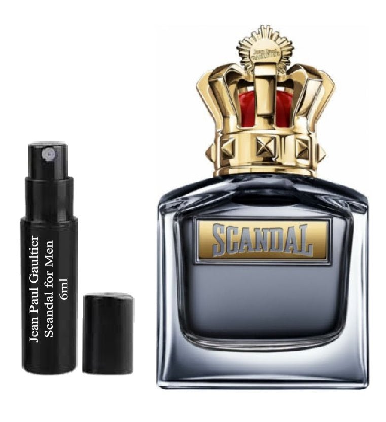 Jean Paul Gaultier Scandal 男士 6 毫升 0.20 液体盎司盎司amostra de 香水,Jean Paul Gaultier Scandal 男士 6 毫升 0.20 液体盎司盎司 官方香水样品, Mostră de parfum Jean Paul Gaultier Scandal for Men 6ml 0.20 fl.盎司,