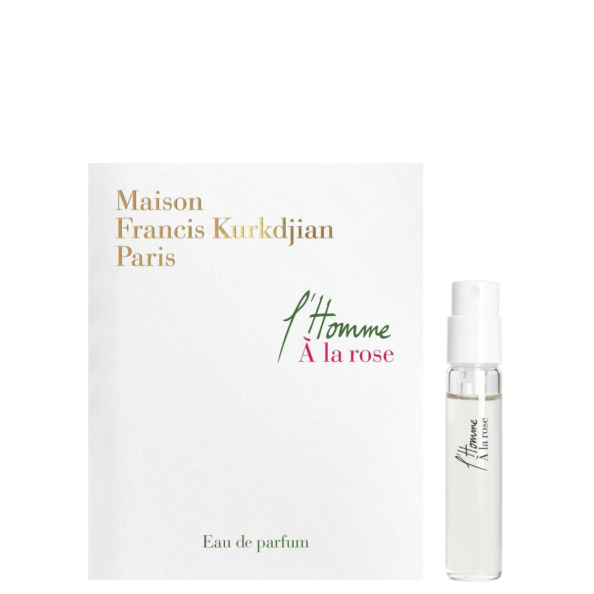 Maison Francis Kurkdjian L'Homme A la Rose 2ml 0.06 fl.盎司。官方香水样品