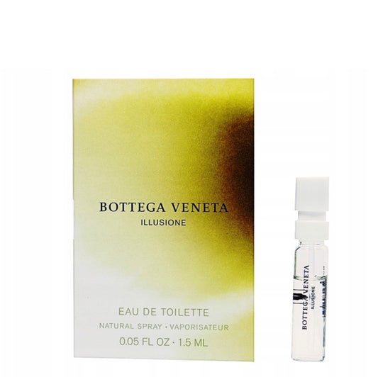 Bottega Veneta Illusione 男士 1.5 毫升 0.07 液体盎司盎司。官方香水样品，Bottega Veneta Illusione 男士 1.5 毫升 0.07 液量盎司盎司。官方香水样品