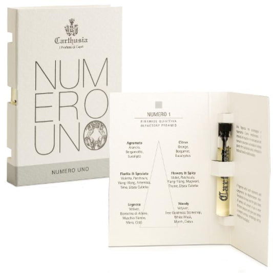 Carthusia Numero Uno 2ml 0.06 oz 官方香水样品香水测试仪