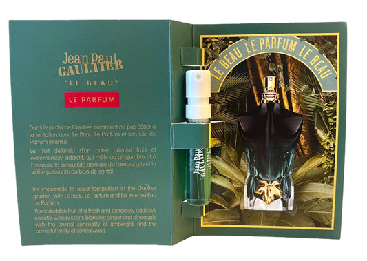 Jean Paul Gaultier Le Beau Le Parfum Intense 官方香水小样，Jean Paul Gaultier Le Beau Le Parfum Intense 香氛测试仪