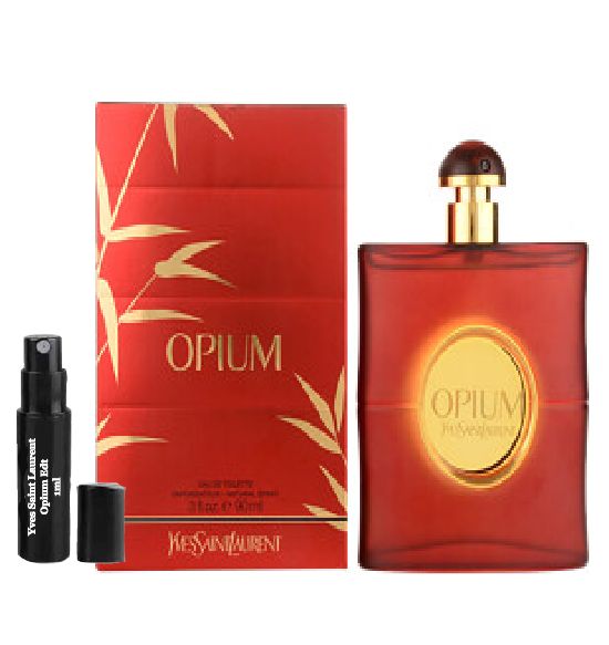 Yves Saint Laurent 鸦片淡香水 1ml 0.034 fl.盎司。香水样品