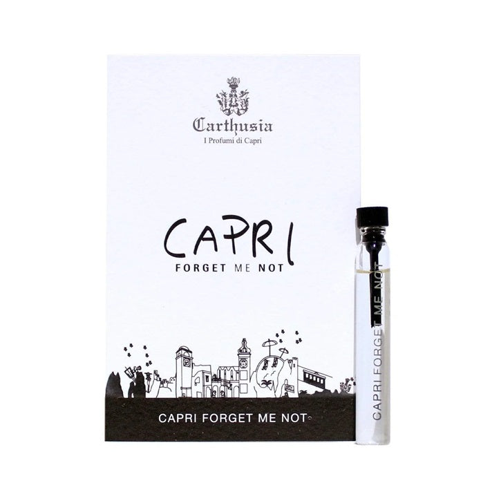 Carthusia Capri Forget Me Not 官方香水样品，尺寸 2ml 0.06 盎司。