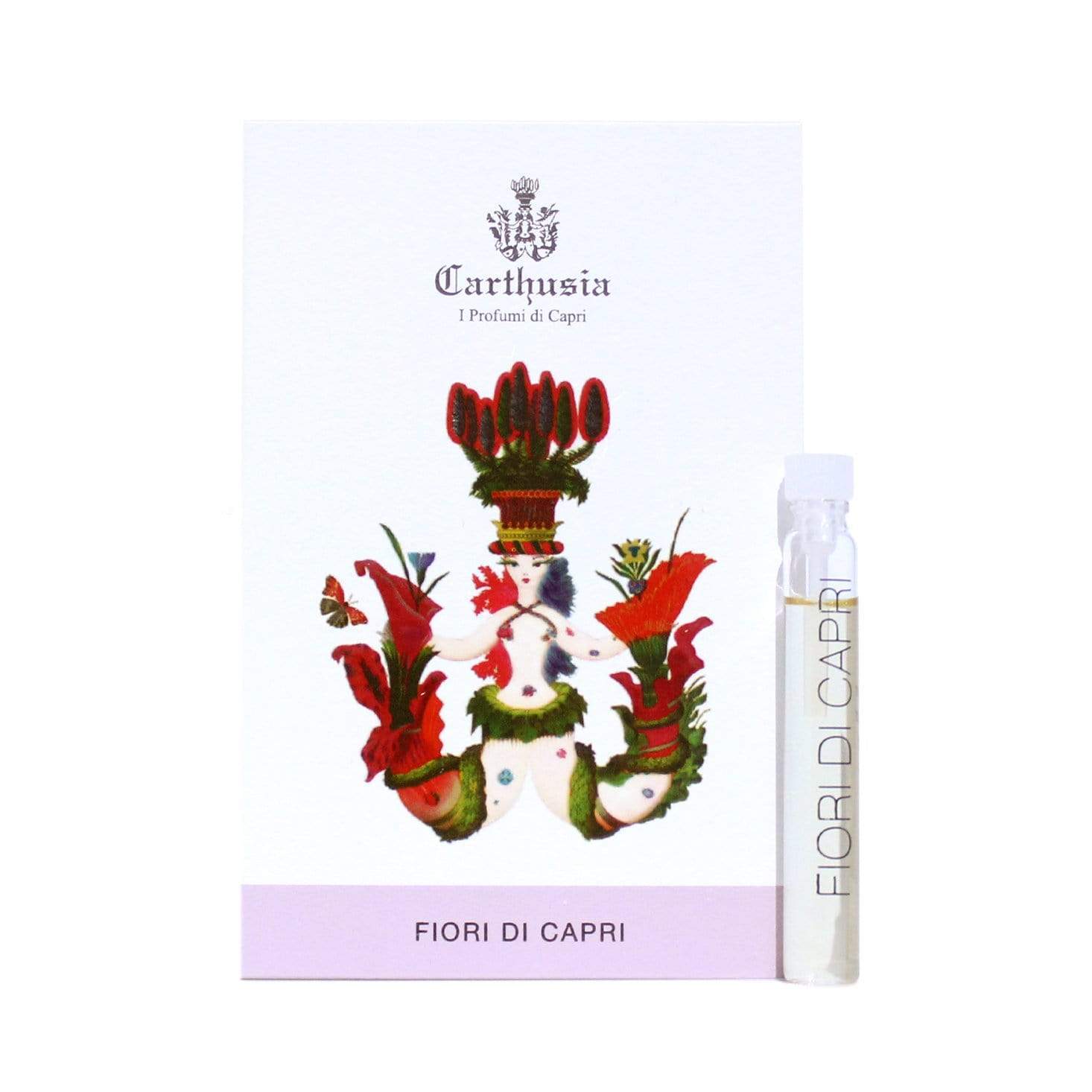 Carthusia Fiori di Capri 官方香水样品，尺寸 2 毫升 0.06 盎司。