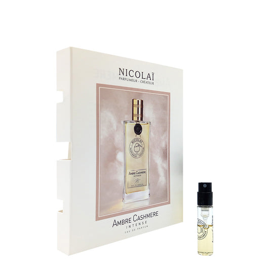 Nicolai Amber Cashmere Intense 香水官方样品 1.8ml 0.07 盎司。