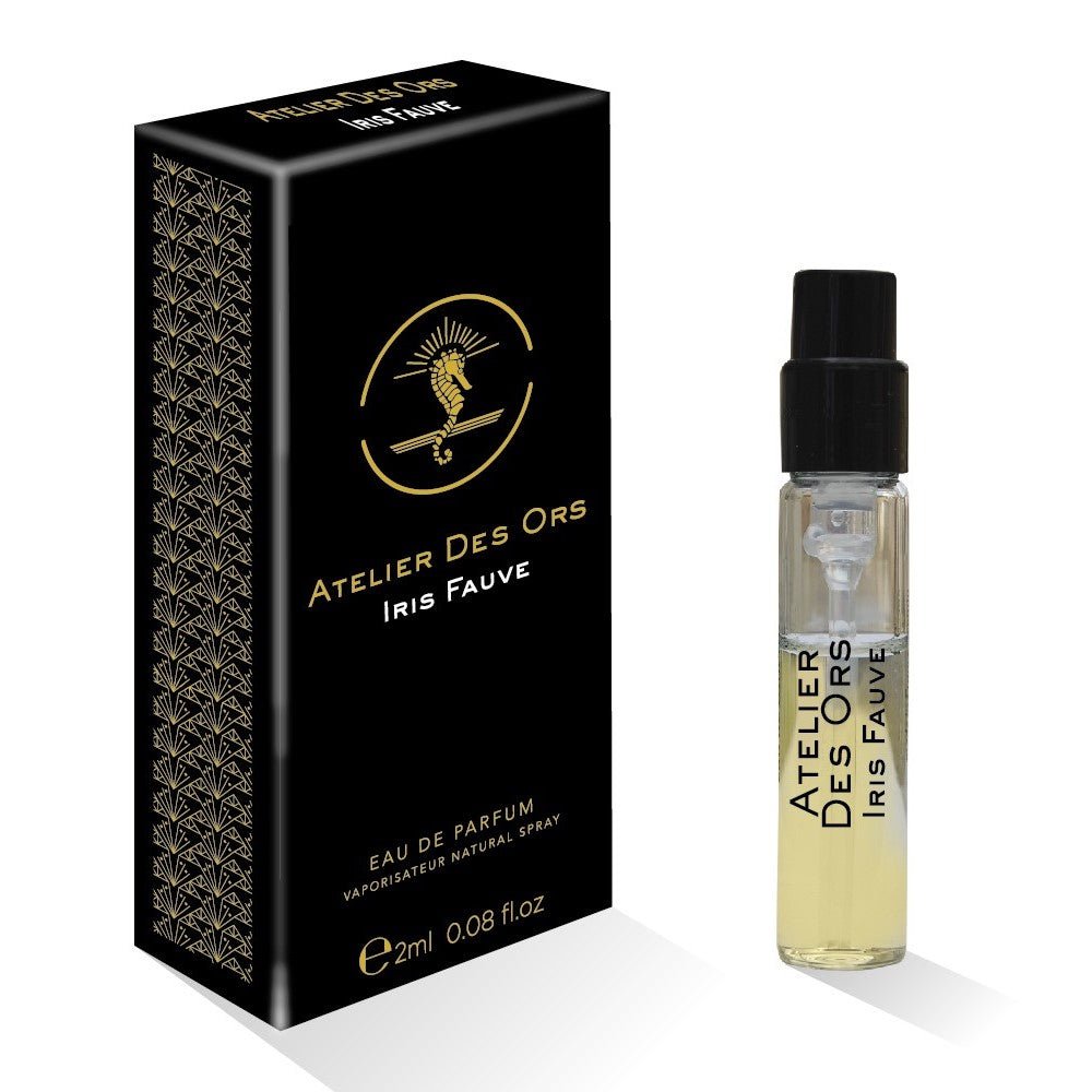 Atelier Des Ors 鸢尾花 2.5 毫升 0.08 液量盎司盎司。官方parfymprov，Atelier Des Ors Iris Fauve 2.5ml 0.08 fl。盎司。官方香水，Atelier Des Ors Iris Fauve 2.5ml 0.08 fl。盎司。官方香水，Atelier Des Ors Iris Fauve 2.5ml 0.08 fl。盎司。官方香水样品，Atelier Des Ors Iris Fauve 2.5ml 0.08 fl。盎司。 Mues