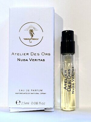 Atelier Des Ors Nuda Veritas 2.5 毫升 0.08 液体盎司盎司。 hivatalos 薄荷香水，Atelier Des Ors Nuda Veritas 2.5ml 0.08 fl.盎司。 Campione di profumo ufficiale, Atelier Des Ors Nuda Veritas 2.5 毫升 0.08 液体盎司盎司。 Atelier Des Ors Nuda Veritas 官方香水 2.5 毫升 0.08 液体盎司盎司。 官方香水样