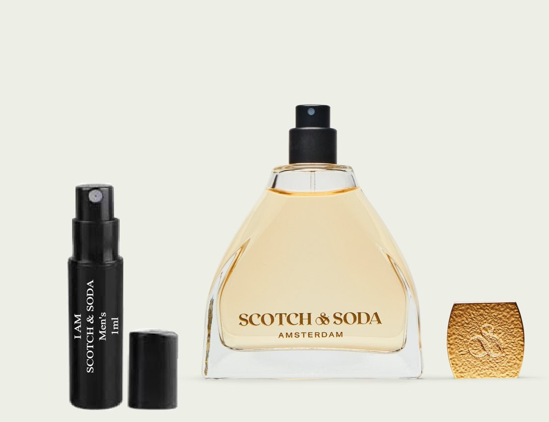 I AM 男士苏格兰威士忌和苏打水 1ml 0.03 fl.盎司香水样品，I AM SCOTCH & SODA FOR MEN 1ml 0.03 fl.盎司 液量オンsu公式香水sanpuru, I AM SCOTCH & SODA FOR MEN 1ml 0.03 fl.盎司парфюмна проба，我是男士苏格兰威士忌和苏打水 1 毫升 0.03 液体盎司。盎司échantillon de parfum，I AM SCOTCH & SODA FOR MEN 1ml 0.03 fl.盎司h