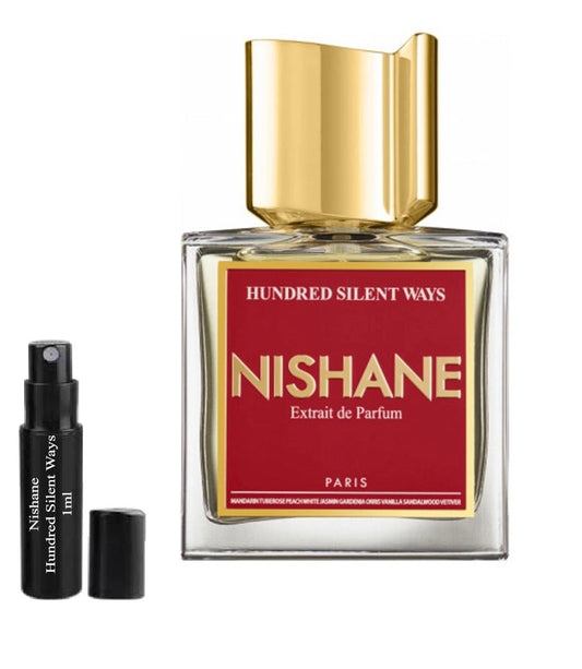 Nishane Hundred Silent Ways 1ml 0.03 fl. o.z. 香水样品，Nishane Hundred Silent Ways 1ml 0.03 fl. o.z. 液量官方香水样品，Nishane Hundred Silent Ways 1ml 0.03 fl. o.z. 样品，Nishane Hundred Silent Ways 1ml 0.03 fl. o.z. 香水样品，Nishane Hundred Silent Ways 1ml 0.03 fl. o.z