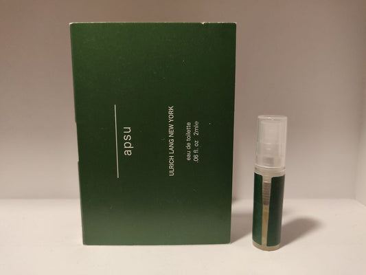 Ulrich Lang Apsu 2ml 0.06 fl.盎司。官方香水样品香水测试仪