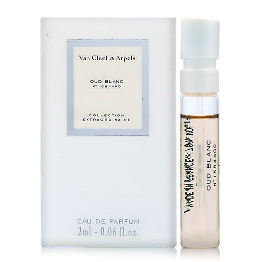 Van Cleef & Arpels 沉香木 2ml 0.07 fl.盎司。官方香水样品，Van Cleef & Arpels Oud Blanc 2ml 0.07 fl。盎司。 Offizielle Parfümprobe, Van Cleef & Arpels 沉香木 2ml 0.07 fl.盎司。 muestra de 官方香水，Van Cleef & Arpels 乌德布兰克 2 毫升 0.07 液量盎司盎司。 液量オンsu公式香水サンプル, Van Cleef & Arpels Oud
