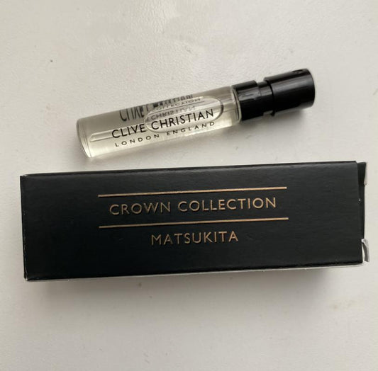 克莱夫·克里斯蒂安·松北 2ml 0.06 fl.盎司。官方香水样品，Clive Christian Matsukita 2ml 0.06 fl。盎司。 官方香水样品, Clive Christian Matsukita 2ml 0.06 fl.盎司。官方香水，Clive Christian Matsukita 2ml 0.06 fl。盎司。 Clive Christian Matsukita 官方香水 2ml 0.06 fl.盎司。 Offizielle Parfümprobe, Clive 