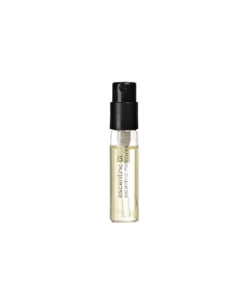 Escentric Molecules Escentric 01 2ml 0.07 fl.盎司。 hivatalos parfüm minta, Escentric Molecules Escentric 01 2ml 0.07 fl.盎司。 amostra oficial de 香水，Escentric Molecules Escentric 01 2ml 0.07 fl。盎司。 官方香水样品, Mostră oficială de parfum Escentric Molecules Esc